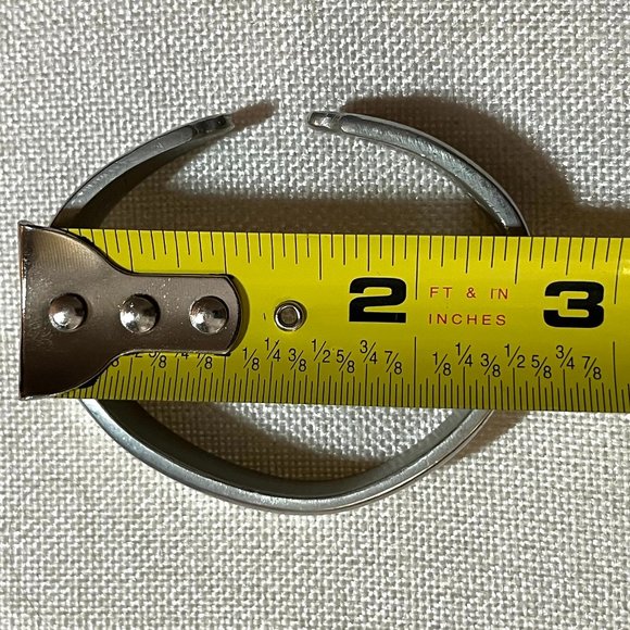 Paul McCartney Fidelity Investment  Music Lives Pewter Cuff Bracelet NWOB - Picture 7 of 7